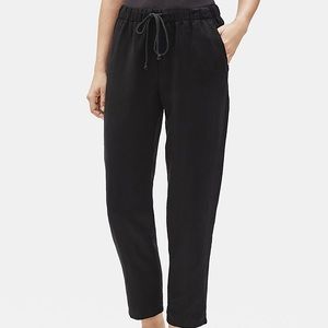 TENCEL LINEN TAPERED ANKLE PANT